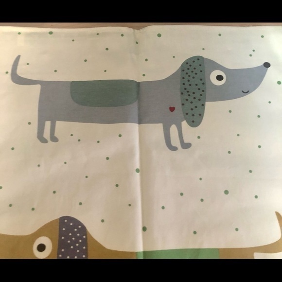 NEW Wiener Dog and Polka Dot 100% Cotton Large Tea Towel Finely Crafted - Picture 4 of 8